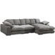 Plunge Grey Sectional, Large